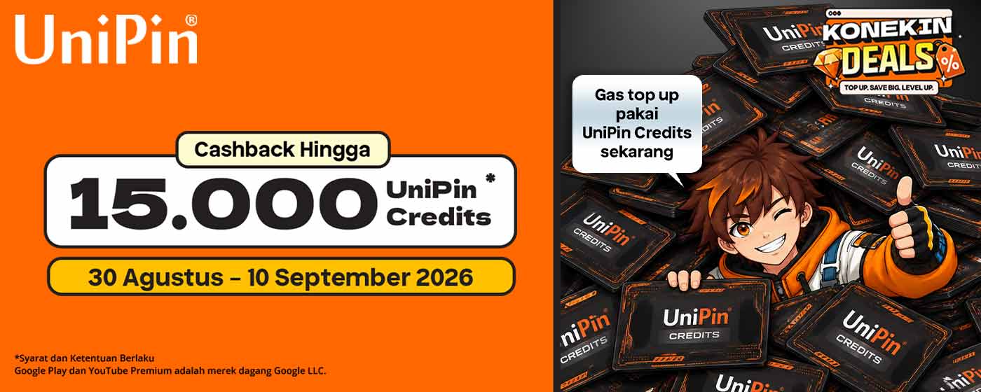 Top Up Pakai UniPin Credits Gak Akan Boncos!